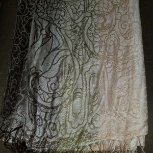 Nice shawl or wrap.  Multi, goes with many things